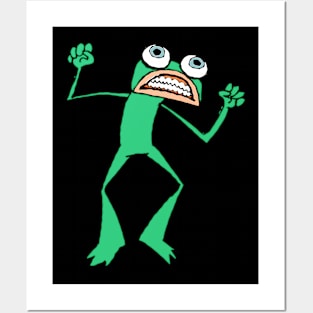 Grumpy Frog Posters and Art